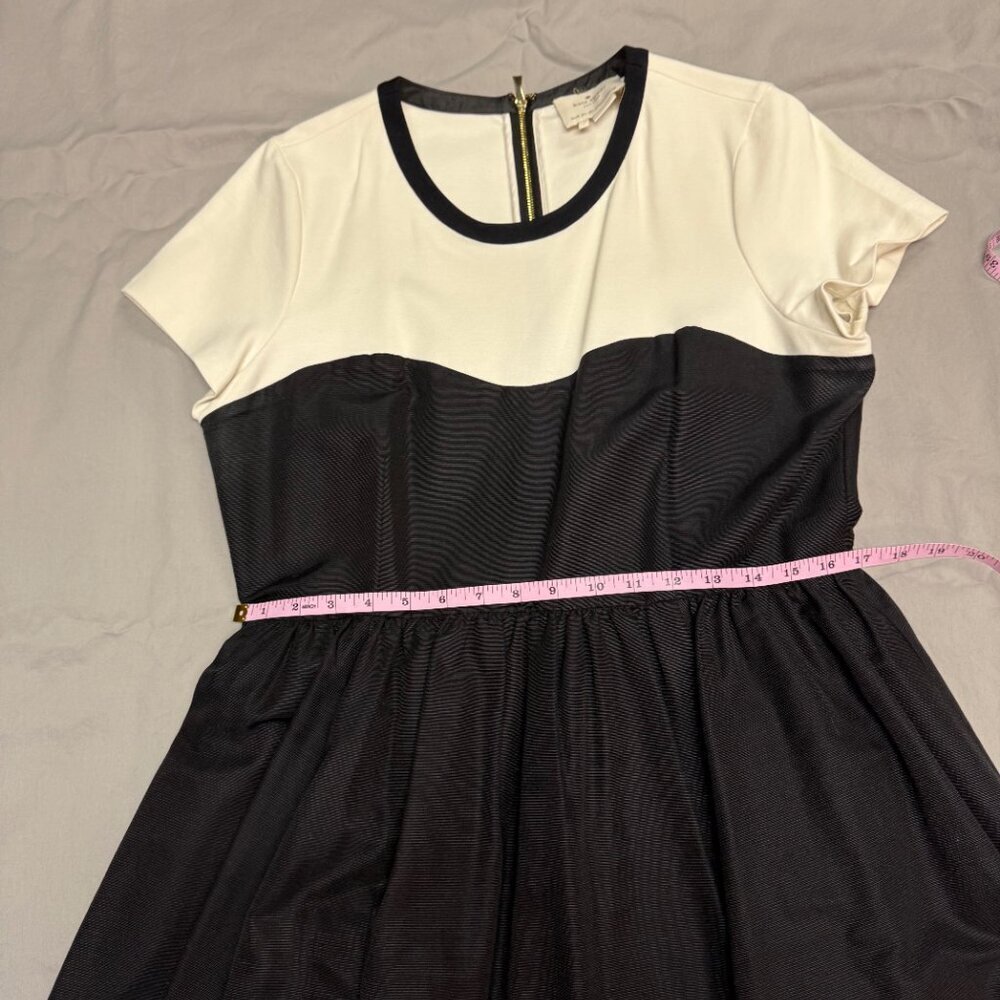 kate spade new york Gable Dress 14‎ Black/Ivory Fit & Flare EUC - Picture 13 of 14